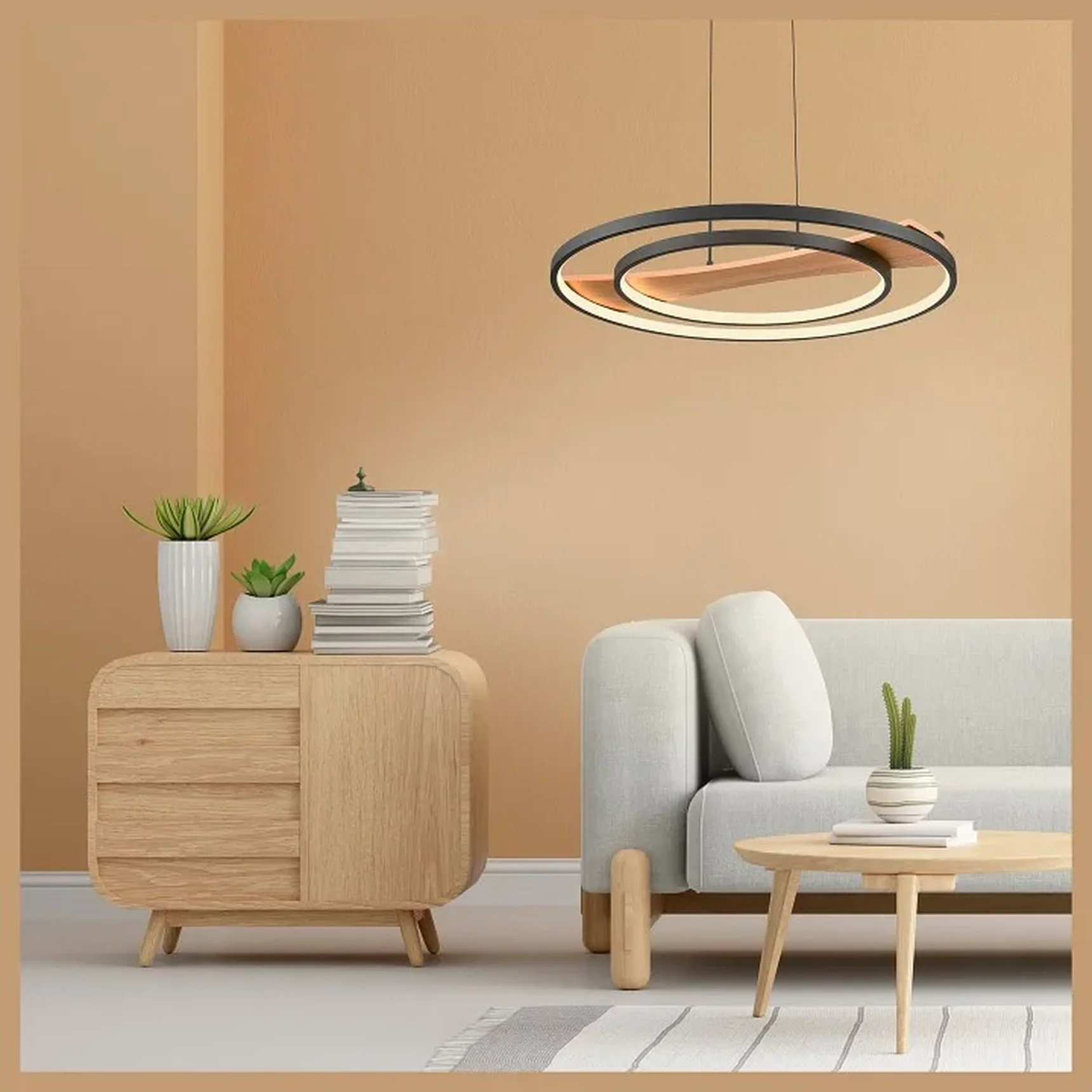 450-063-02 VELANTE Светильники с LED Светильник подвесной, LED, 43W, 3000K