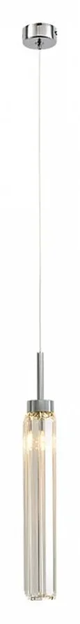 NEWPORT 4520 4521 L/S chrome , Подвесной светильник, Chrome Clear crystal D4.5*L35/250 cm G9 1*60W