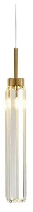 NEWPORT 4520 4521 L/S gold , Подвесной светильник, Gold Clear crystal D4.5*L35/250 cm G9 1*60W