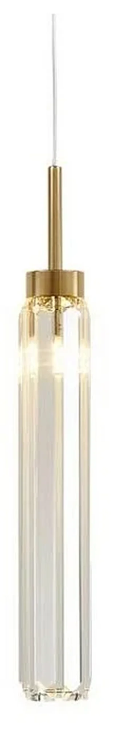 NEWPORT 4520 4521 L/S gold , Подвесной светильник, Gold Clear crystal D4.5*L35/250 cm G9 1*60W