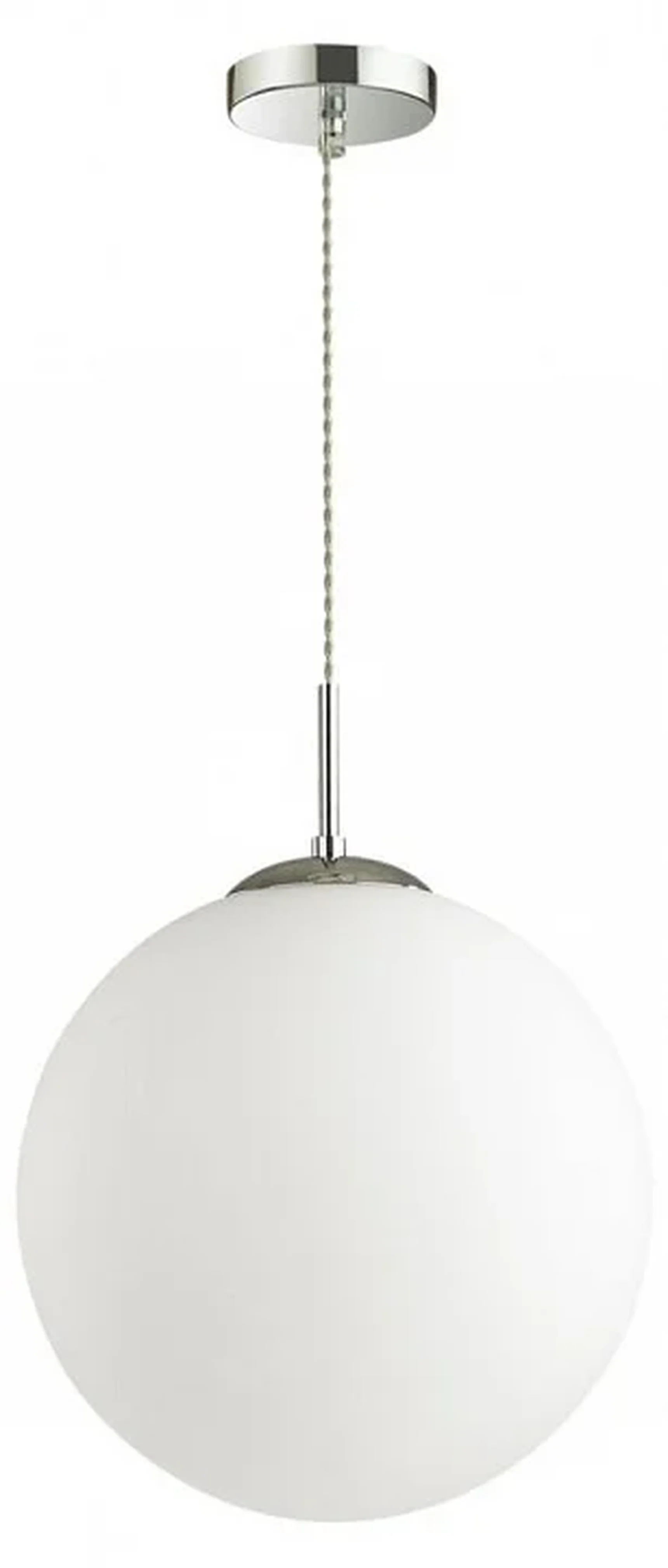 4543/1A SUSPENTIONI LN21 216 хром, белый подвесной светильник E27 60W L провода 1500мм 220V SUMMER