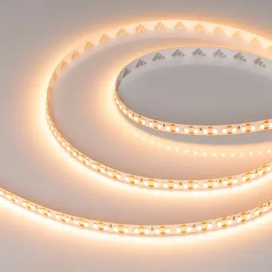 Лента FC-A160-8mm 24V Warm2400-CX1 (14 W/m, IP20, 5m) (Arlight, резка 1 светодиод)
