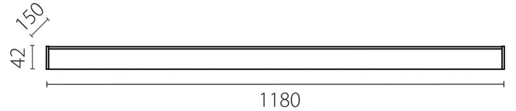 457467 Светильник TRITO BASE LED 32W 2200LM 120G ЧЕРНЫЙ 6500K