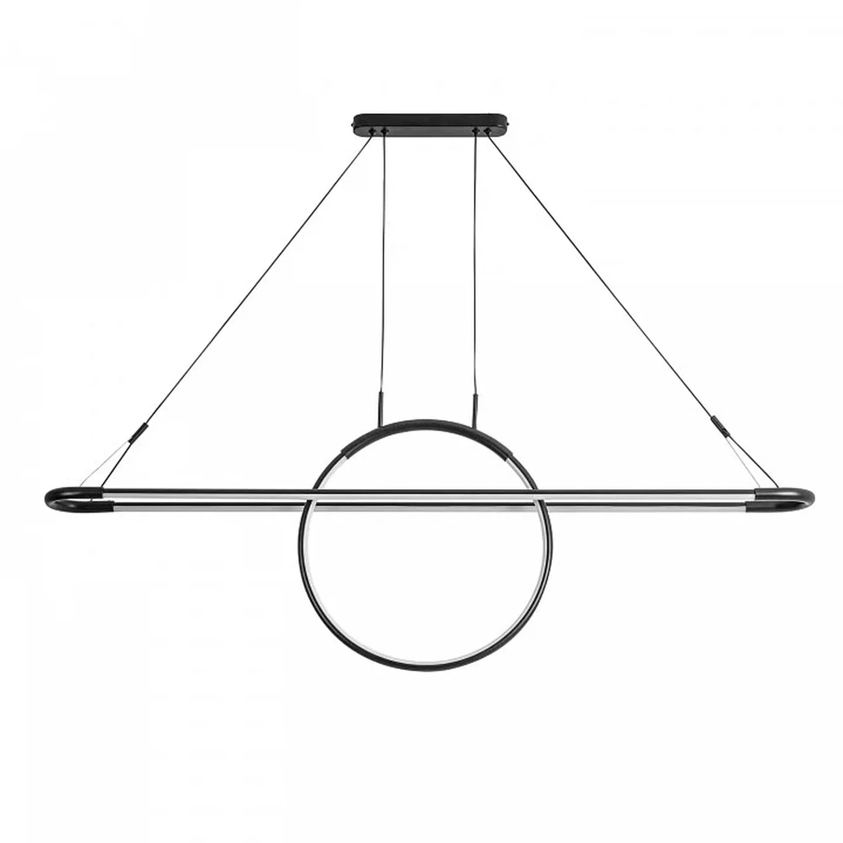 4587-12P, подвесная люстра, L1200xW115xH500/1500, LEDx60W, 4800LM, 4000K