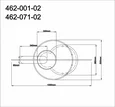 Накладной светильник Velante 462 462-001-02