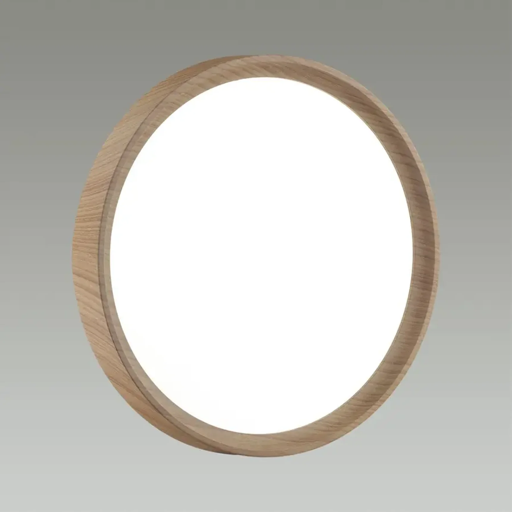 7603/CL PALE SN 122 Светильник пластик/белый/светл.коричневый под дер. LED 30Вт 4000К D330 IP43 WOODI