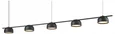 VELANTE Светильник подвесной, LED, 5x12W, 3000K 472-023-05