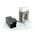 Светильник настенный Feron ML1740 QUAD MR16 35W, 230V, 2*GU10, чёрный IP20