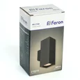 Светильник настенный Feron ML1740 QUAD MR16 35W, 230V, 2*GU10, чёрный IP20