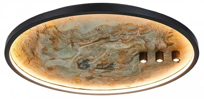 4861-3C, потолочный светильник, D500xH70, LEDx35W + 8,5W, 860LM, 3000K