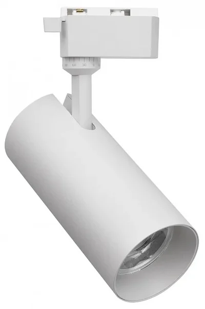 4866-1U, трековый светильник, D73xW163xH210, LEDx10/20/30W, 220V, 853/1391/2032LM, 3000-6000K