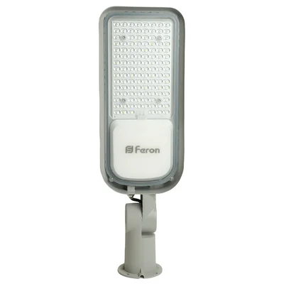 Светодиодный уличный консольный светильник Feron SP3060 100W 6400K 100-265V/50Hz, серый