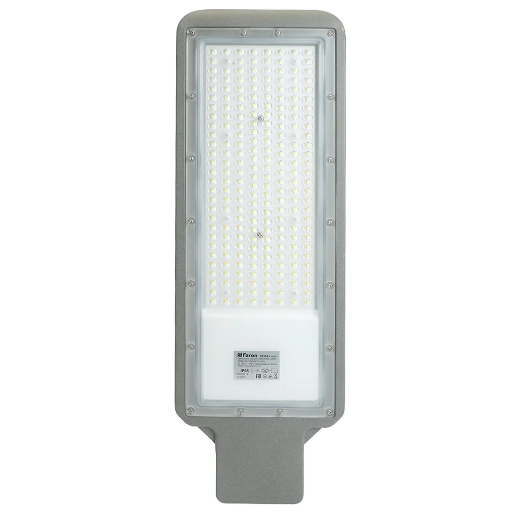 Светодиодный уличный консольный светильник Feron SP3023 120W 5000K 230V, серый