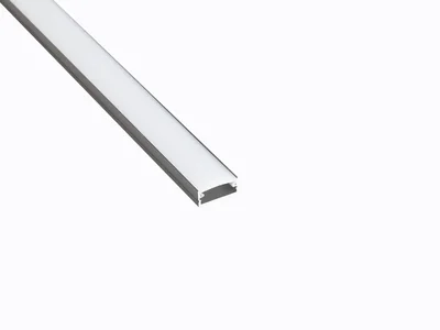 Профиль накладной LEDS POWER СПН1707 алюм. черный с призм.рассеивателем 2м 008400