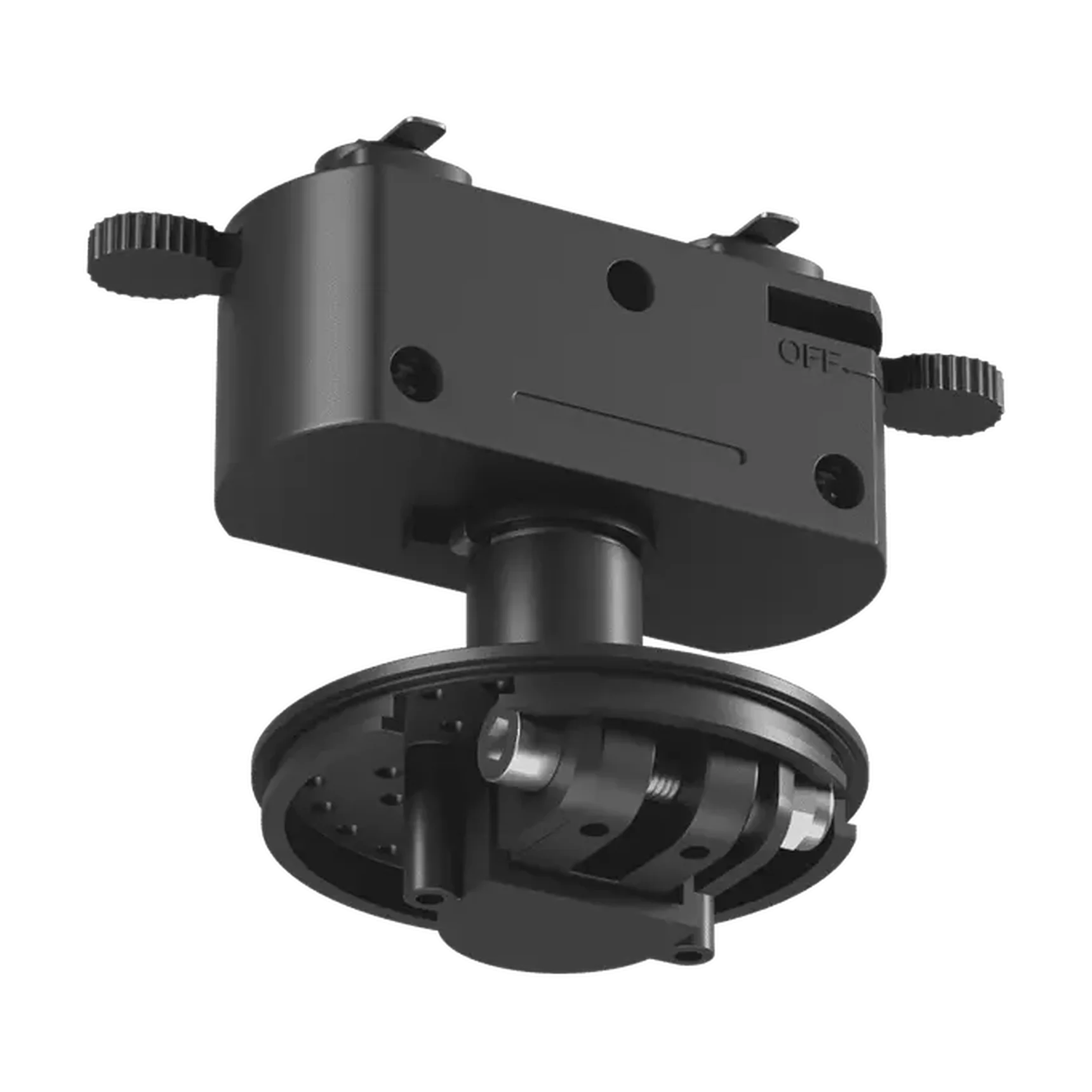 Крепление сменное М2 для светильников VILLY, трековое однофазное, цвет Черный, VL-M2-BL