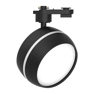 Светильник Feron AL168 трековый однофазный на шинопровод под лампу GX70, черный