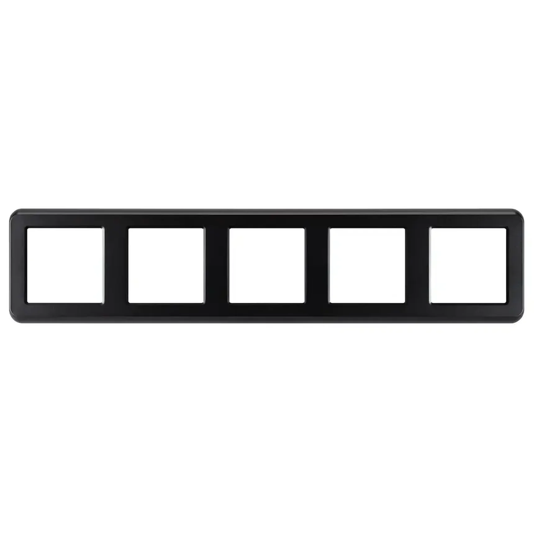 Рамка пластиковая FRM-VERSA-PL-5-BK (Arlight, -)