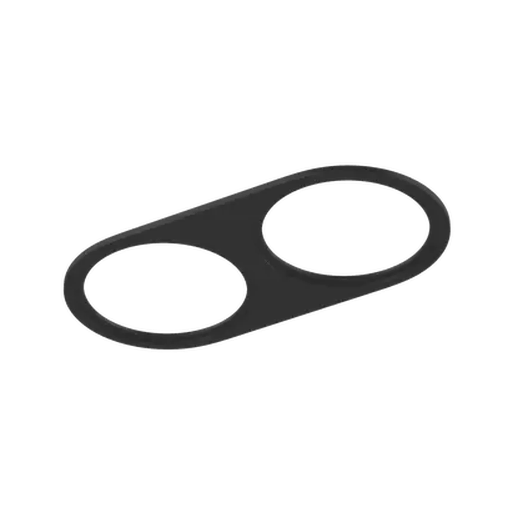 Рамка двойная для серии COMBO 4, круглая, черная, COMBO-4R2-BL