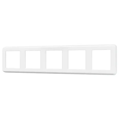 Рамка пластиковая FRM-VERSA-PL-5-WH (Arlight, -)