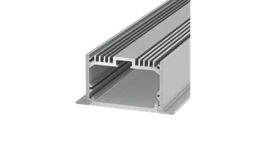 Встраиваемый алюминиевый профиль Design LED LE 6332, 2500 мм, анодированный, LE.6332-R