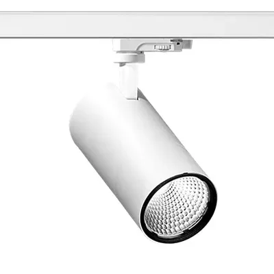 Трековый светодиодный светильник 220 Вольт, 25 Ватт, IP20, высота 250 мм, FLED-TL 065.1-25-4000К