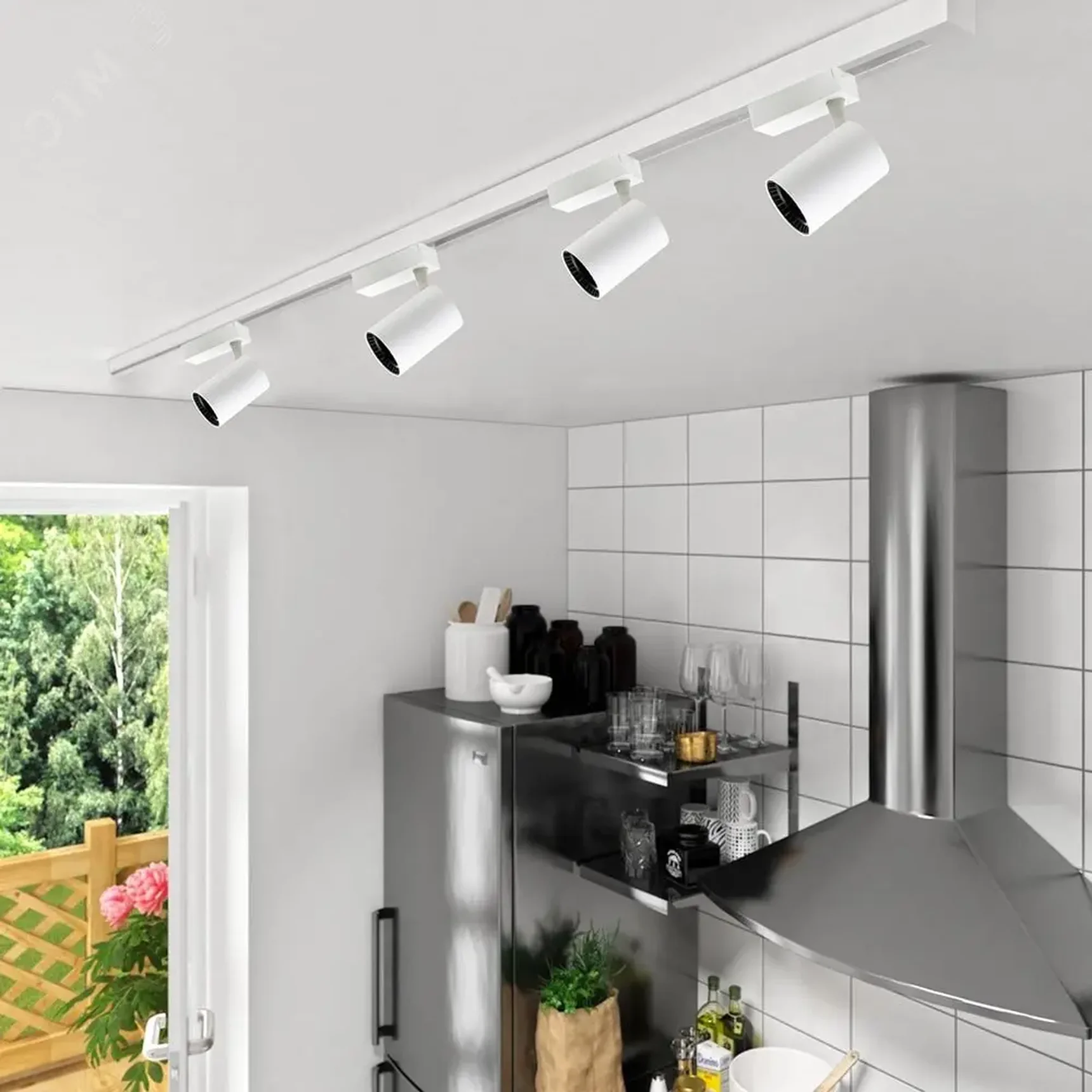 Трековый светильник светодиодный PTR 1335 35w WH/WH, 5035256