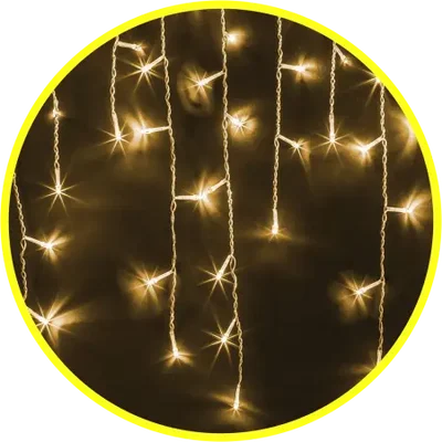 Светодиодная гирлянда NGF-I02-100WW-8-3.5m-230-TR-IP44