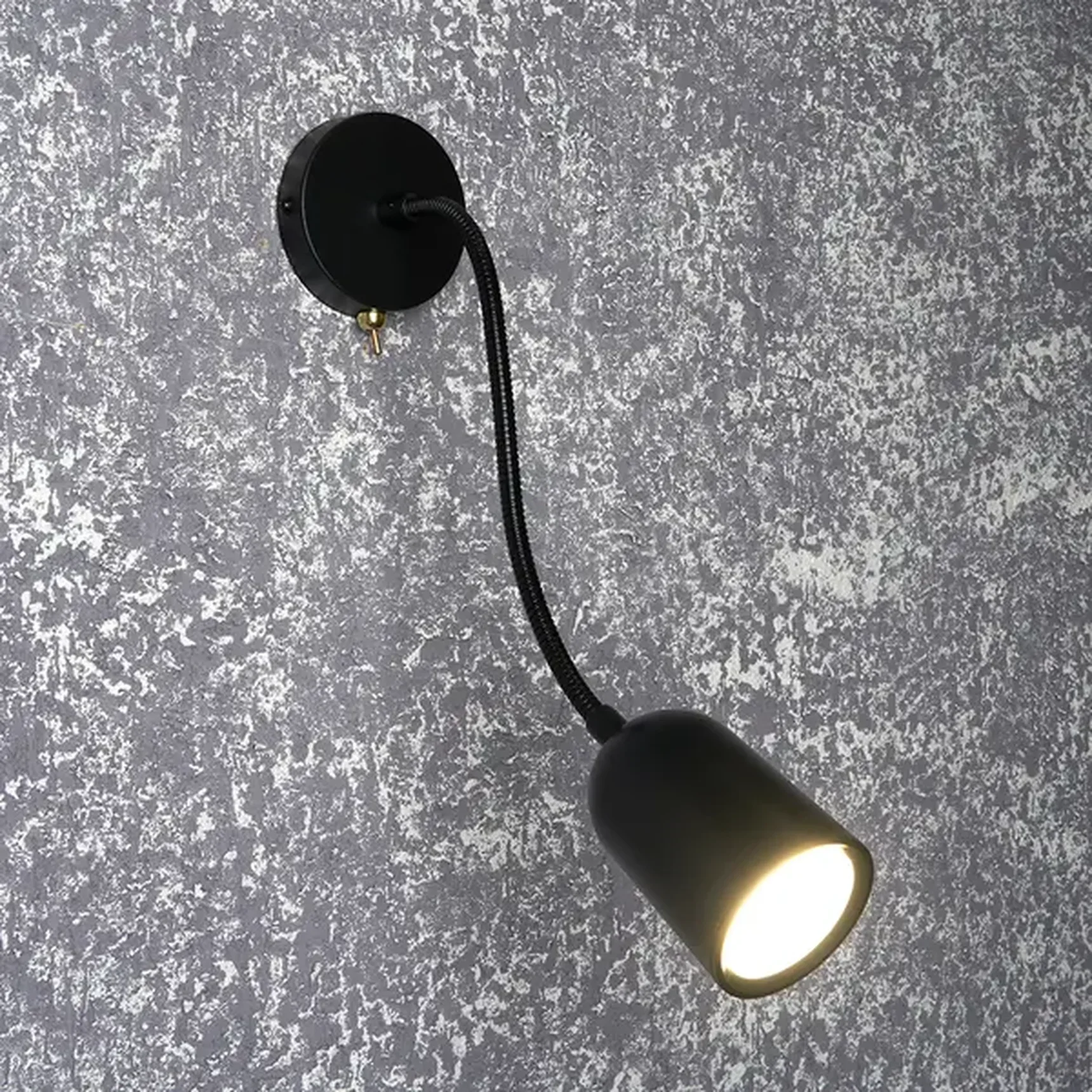 Светильник ML400 настенный под лампу с выключателем MR16/GU10, 35W,  черный, 48442