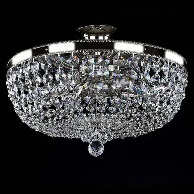 Потолочный светильник Artglass Gerta Dia 450 Nickel CE