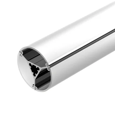 Профиль ROUND-D36-360-2500 ANOD BLACK (Arlight, Алюминий) 050250