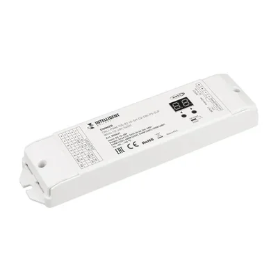 INTELLIGENT ARLIGHT Диммер DALI-PWM-105-82-1G-SH-D2-DRI-PS-SUF White (12-48V, 5x3A) (IARL, IP20 Пластик, 5 лет) 050431