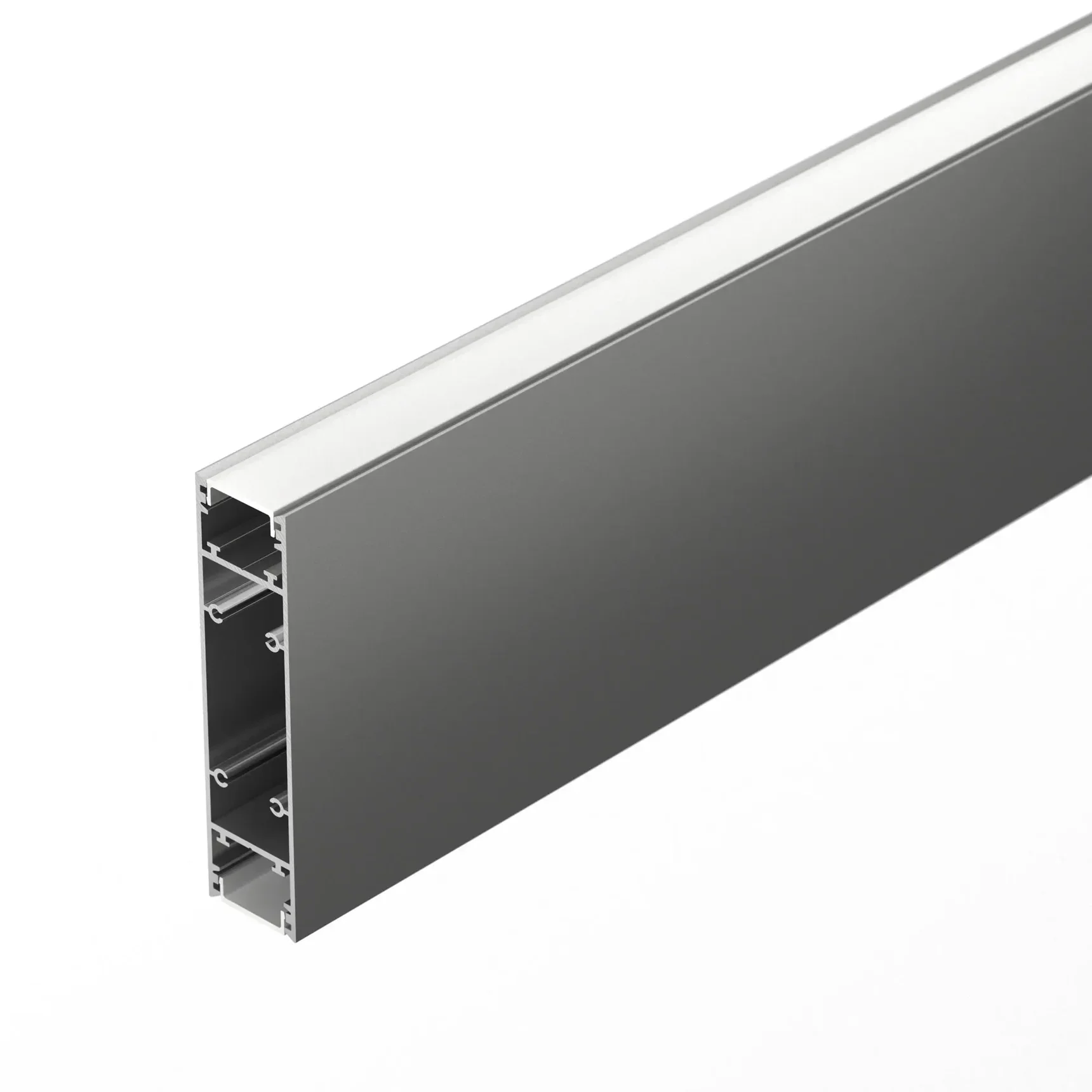 Профиль SL-LINE-25100-DUAL-2500 SILVER (Arlight, Алюминий) 050521