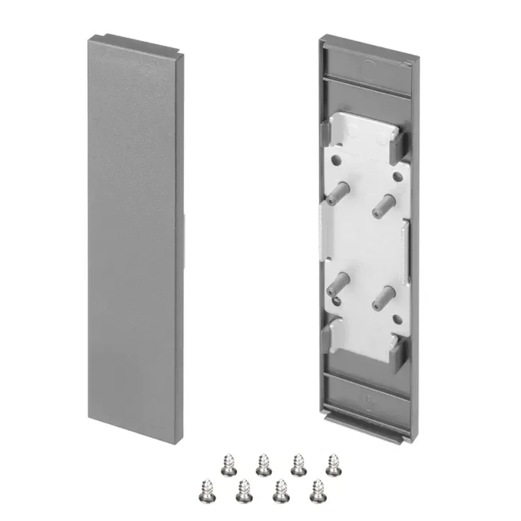 Заглушка SL-LINE-25100-DUAL SILVER глухая (Arlight, Пластик) 050522