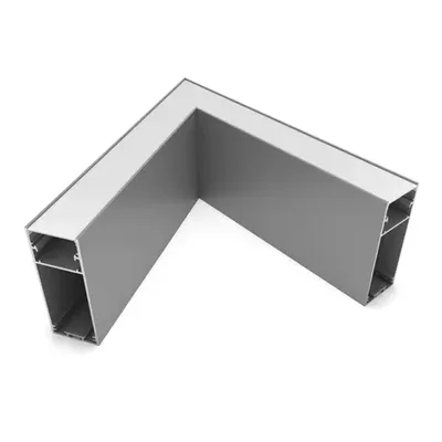 Соединитель RVE-CONNECT-60 угловой 60° для встраиваемого профиля 35x90 мм.