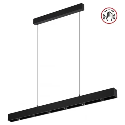 359305 OVER NT24 000 черный Светильник подвесной диммируемый со сменой цв.температуры (сенсор) IP20 LED 15W/30W 4000К/2700,4000,6000K 220-240V FERMO