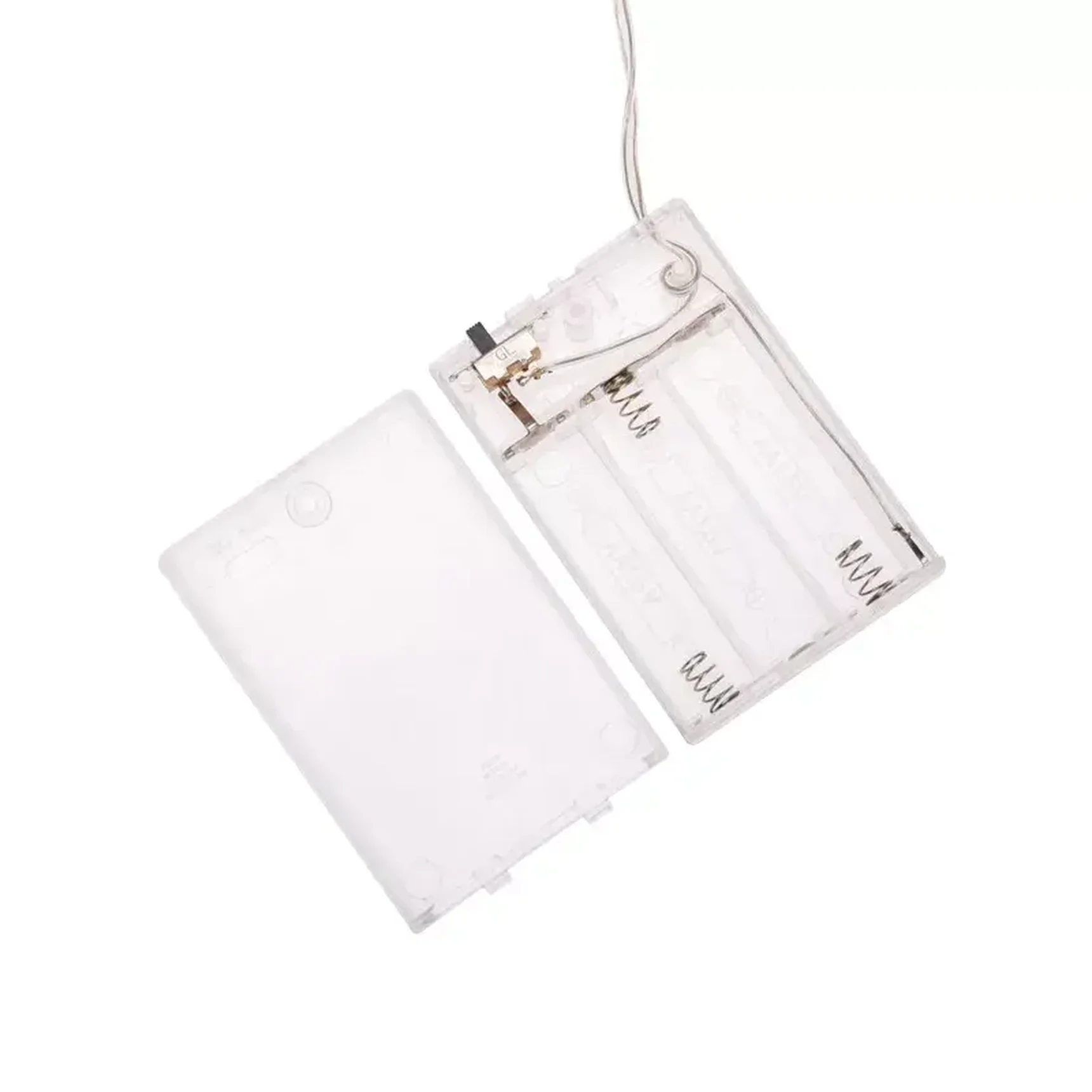 Тайские фонарики Вельвет 3,5 м, прозрачный ПВХ, 20 LED, теплый белый