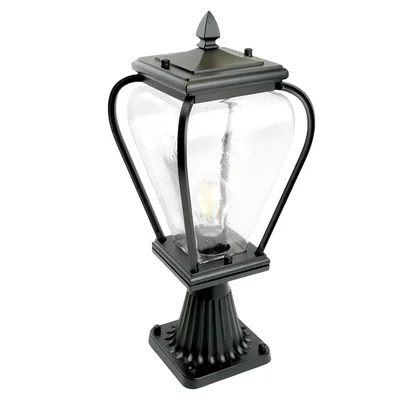 Светильник садово-парковый Feron PL744 на постамент 60W 230V E27, черный