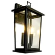 Светильник садово-парковый Feron PL751 на стену вниз 60W E14 230V, черный