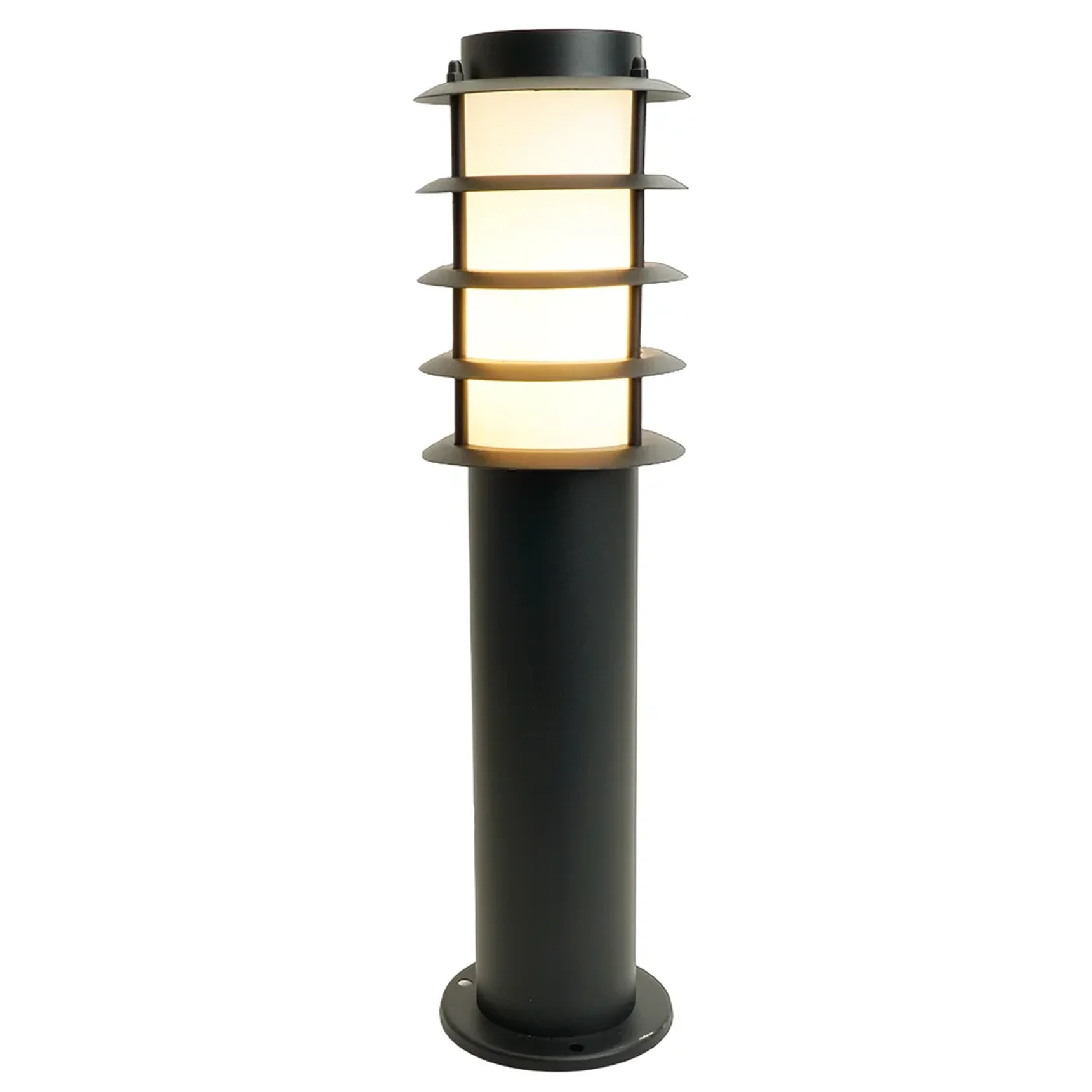 Светильник садово-парковый Feron DH047-450, Техно столб, 18W E27 230V, черный