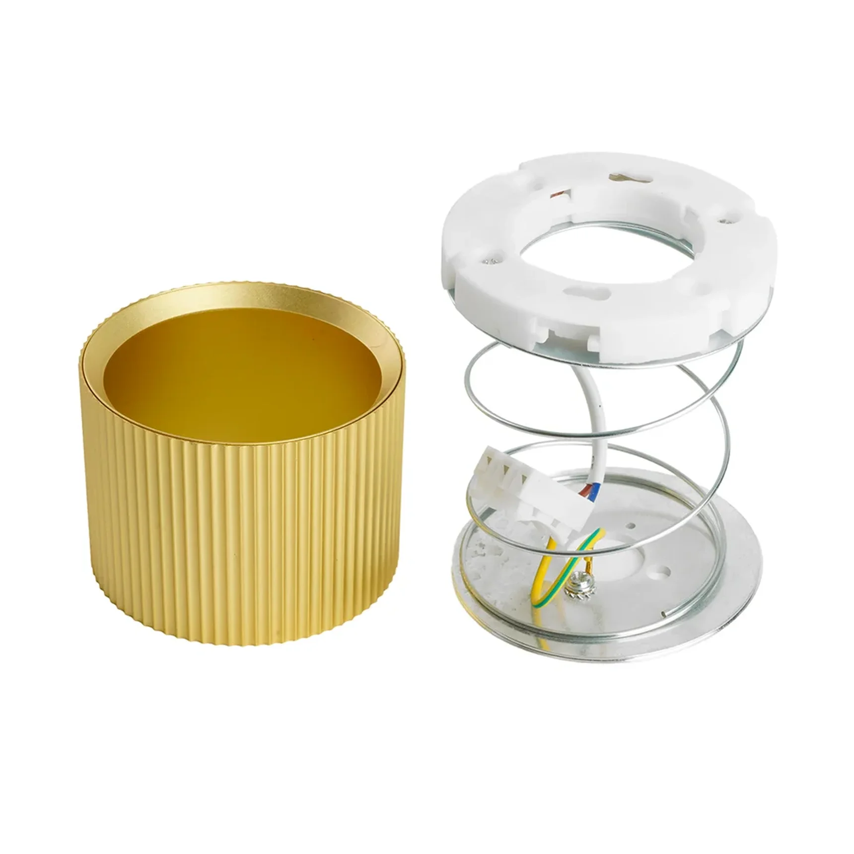 Светильник потолочный Feron HL458 Barrel ARIA 12W, 230V, GX53, золото
