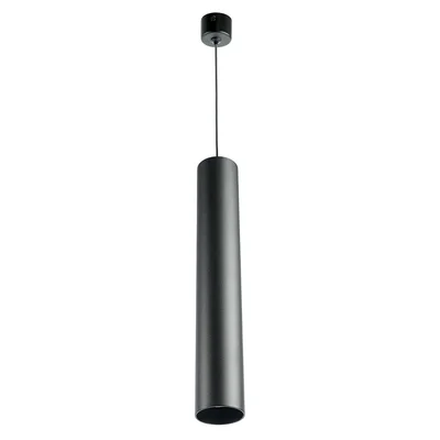 Светильник потолочный Feron ML1038 Barrel levitation на подвесе MR11 35W 230V, черный 40*250