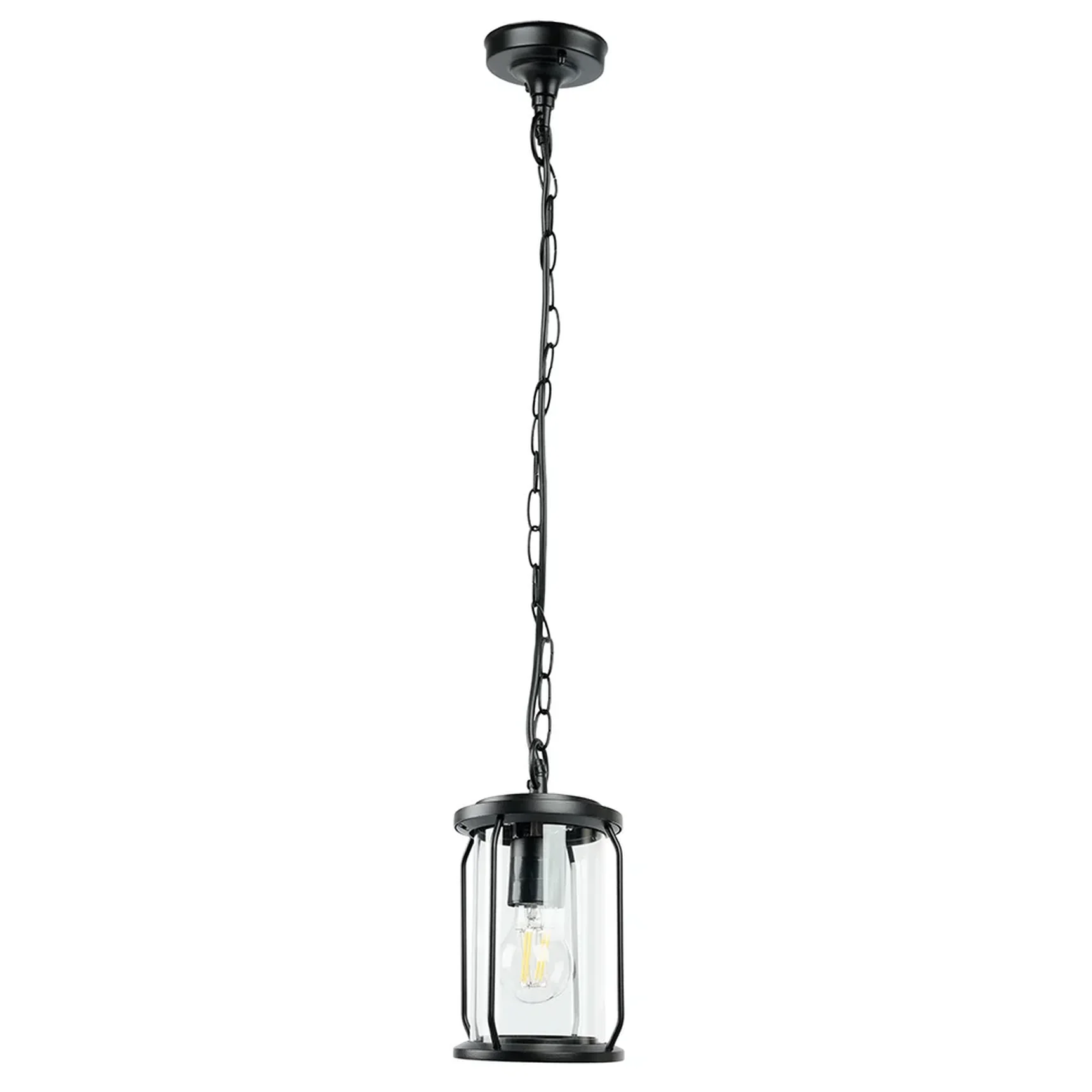 Светильник садово-парковый Feron PL795 на цепочке 100W 220-240V E27, черный