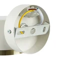Светильник настенный Feron HL4598 Barrel DUET 12W, 230V,GX53, белый + золото IP20