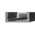 Профиль GAL-GLS-3000-7-16-B черный (3м профиль+3м рассеиватель+2 заглушки+6 скоб с шурупами)