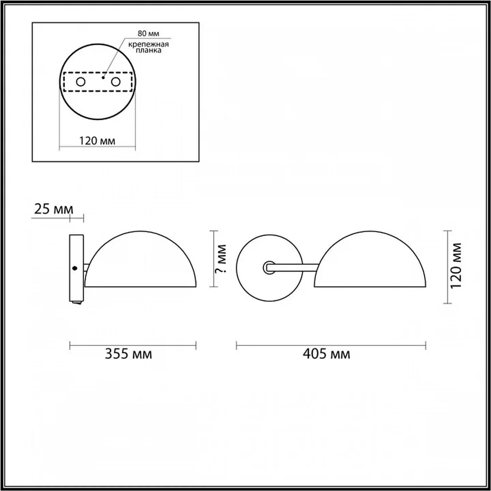 5293/1WA LOFTI LN23 черный, золотой Бра с выкл. E27 1*60W 220V KENT