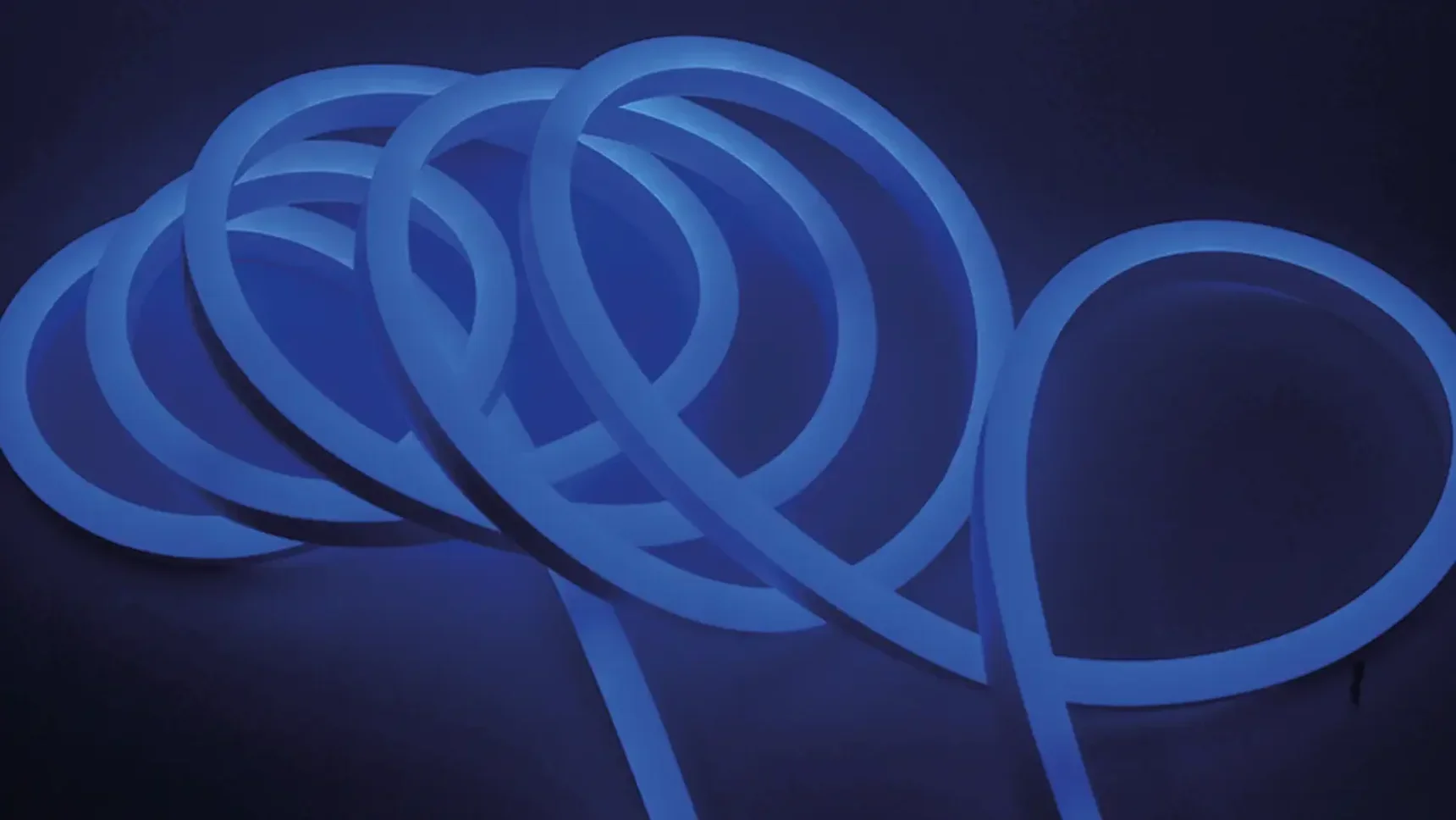 Неоновая лента светодиодная SMD 220В 2835, 120 LED/м, 6 Вт/м, 220В , IP65, Цвет: Синий, NE-2180-220-6-B-65