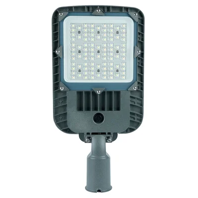 Светодиодный уличный консольный светильник Feron серии TR 100W 5000K AC90-300V, СЕРЫЙ