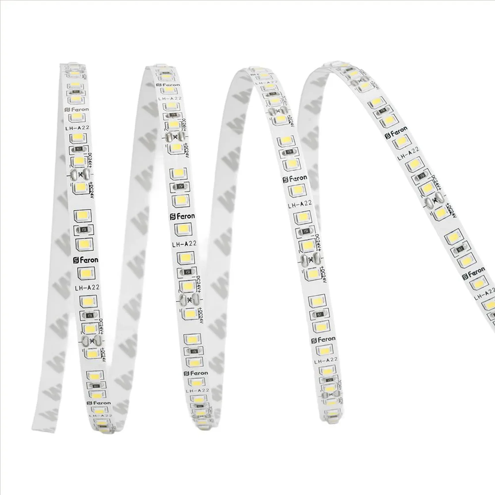 Светодиодная LED лента Feron LS501, 120SMD(2835)/м 11Вт/м 24V 30000*8*1.22мм 6000К 30м IP20