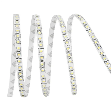 Светодиодная LED лента Feron LS501, 120SMD(2835)/м 11Вт/м 24V 30000*8*1.22мм 6000К 30м IP20