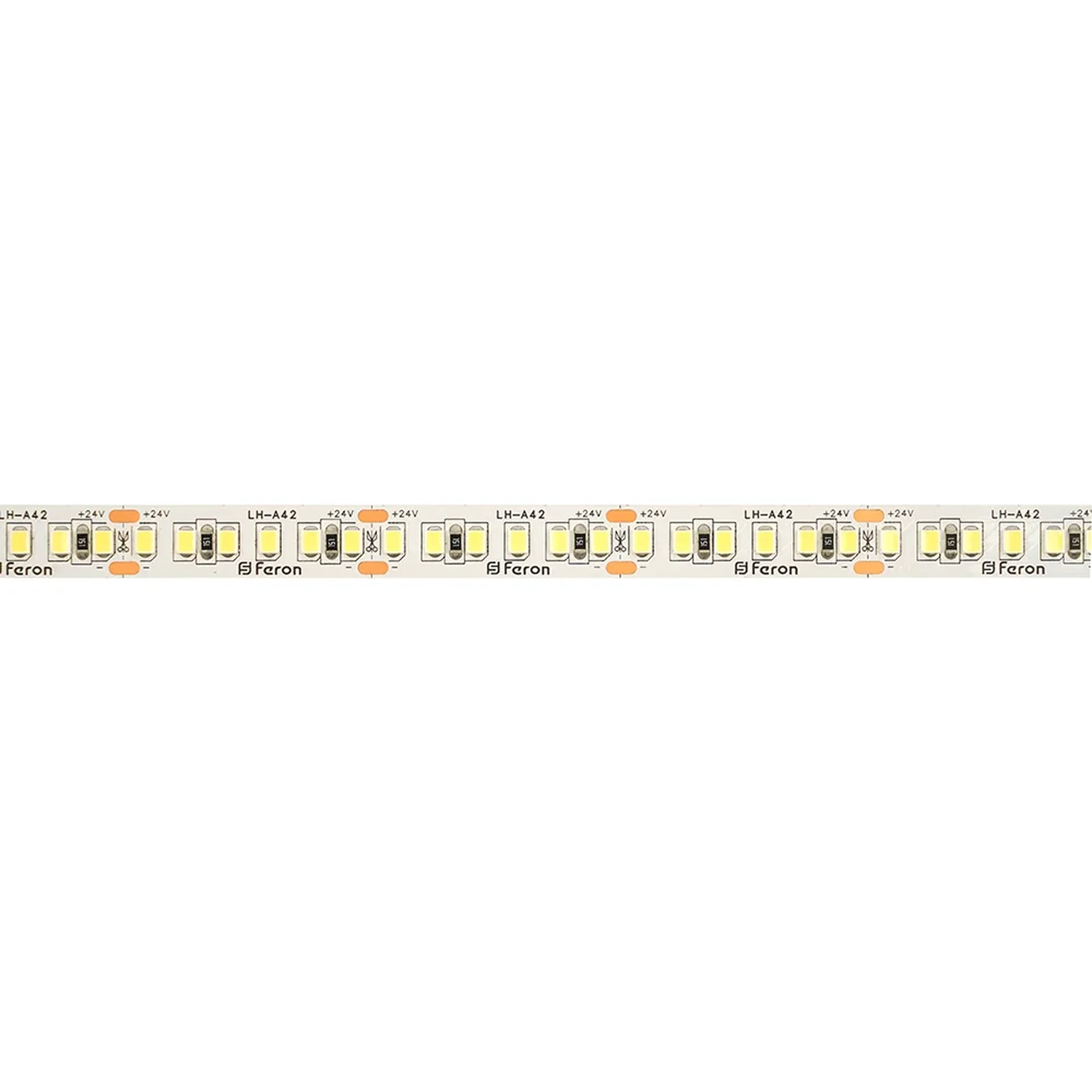 Светодиодная LED лента Feron LS502, 180SMD(2835)/м 16Вт/м 24V 30000*10*1.22мм 3000К 30м IP20